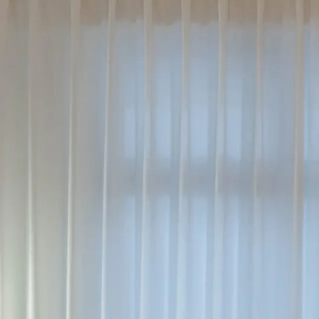 Sheer day curtains swatch